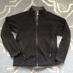 REI Black Fleece Zip Jacket = Sizes: Women Large or Men Small