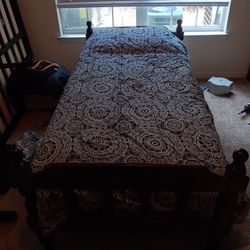 Twin Bed with Sleep Number Mattress 
