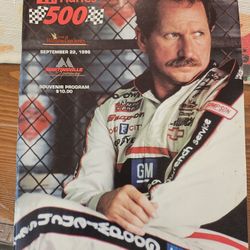 Dale Earnhardt Race Program 