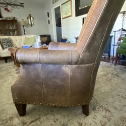Custom Leather Chair