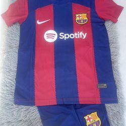 Barcelona Kids Soccer Jersey