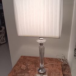 Chrome/Glass Lamp