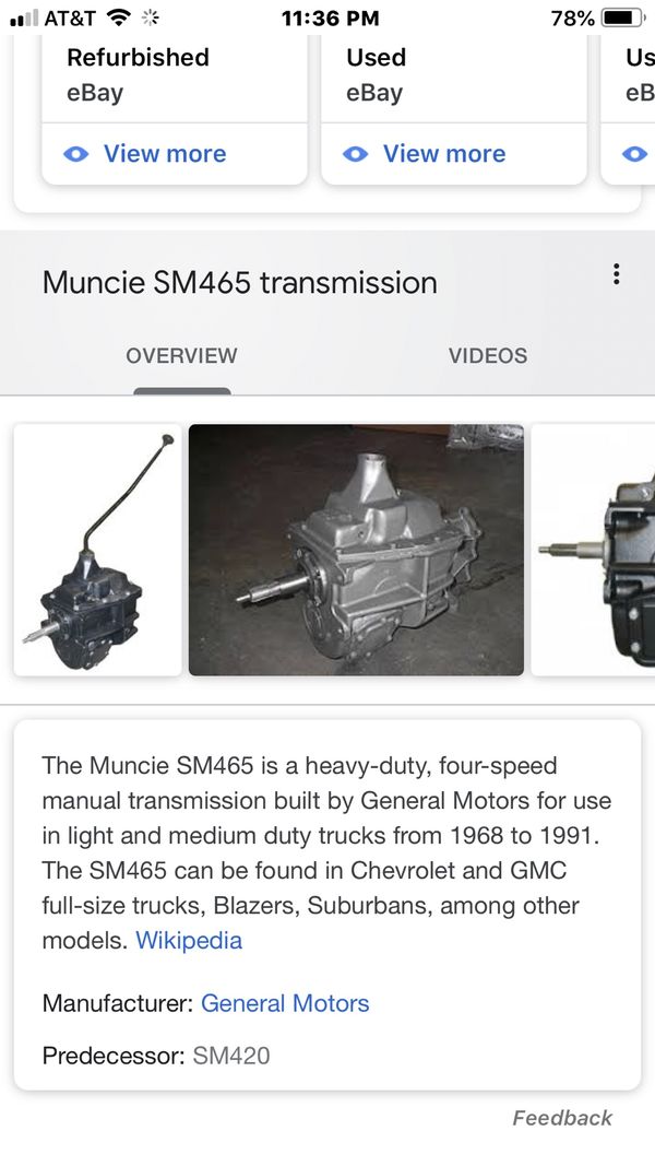 Sm 465 transmission for Sale in Las Vegas, NV OfferUp