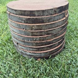 Palm tree wood slices (Center pieces) Cake stand thick pieces 9-10 inches wide