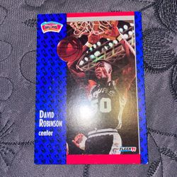 1991 Fleer DAVID ROBINSON #187