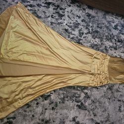 Gold Formal Dress