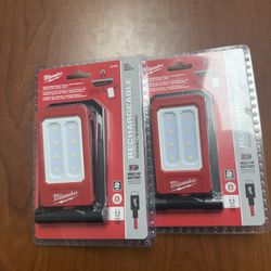 Milwaukee 🛑🛑 Rechargeable 500 Lumen Magnetic Task Light $40 Each 