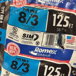 Romex 8/3 125ft