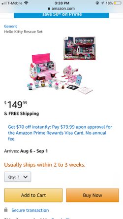 Rare/hard to find Hello Kitty Rescue Set