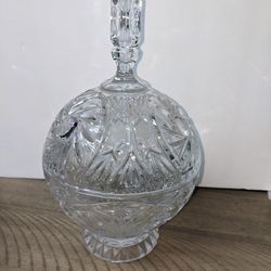 Vintage Crystal Candy Dish 