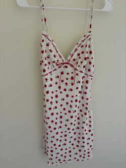 Princess Polly White/Red Dress