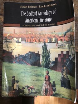 The Bedford anthology of American Literature
