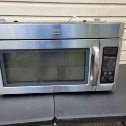 May tag Above Stove Microwave AS Is