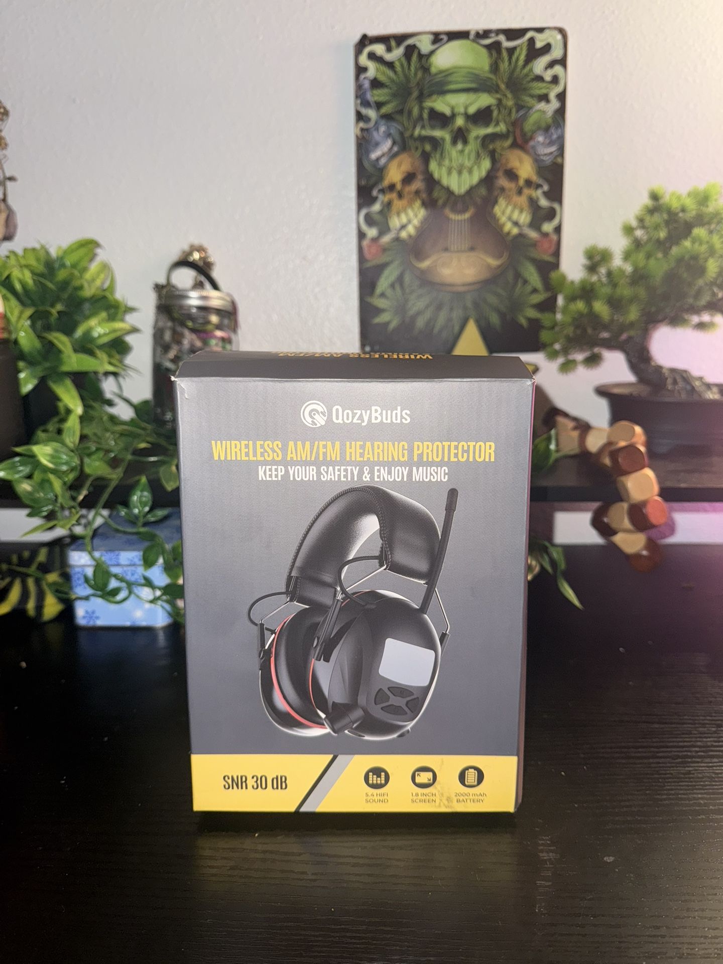 Wireless AM/FM Hearing Protector (OozyBuds)