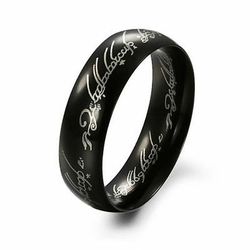Size 8 Black Ring #00163
