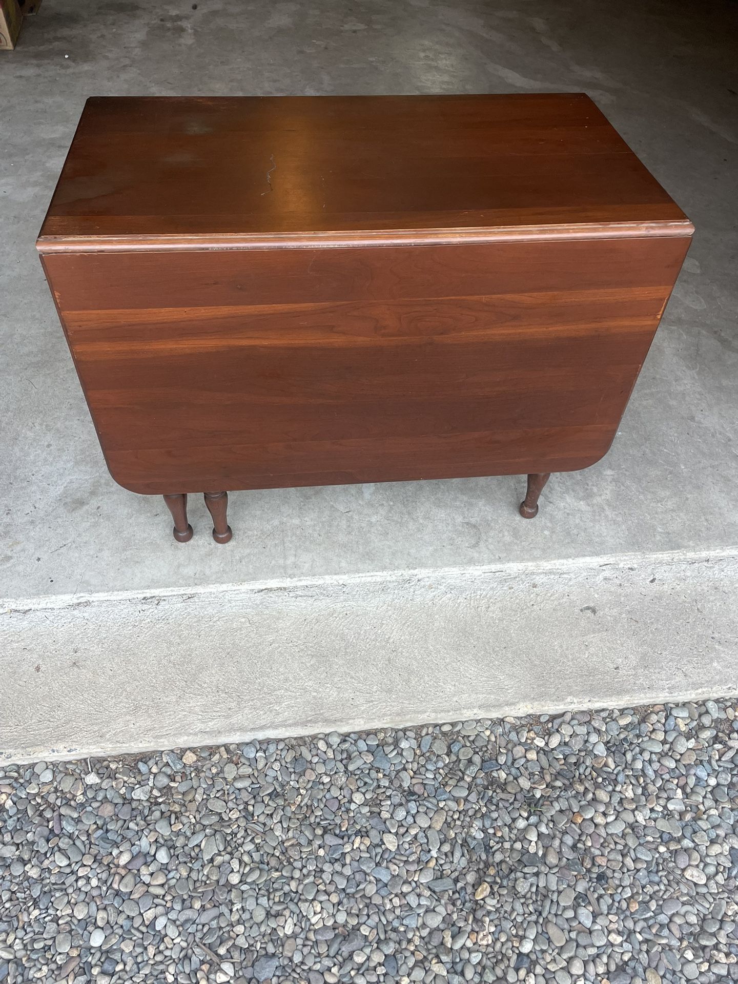 Antique Drop Leaf Table.