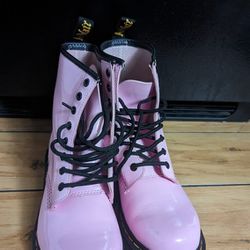 Used Pink Doc Martens