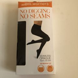 Warner’s Black Pantyhose Size Medium 