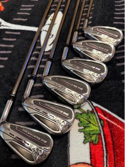 Callaway Big Bertha Reva Iron Set 6-A Wedge, RCH 45 Women’s Graphite Shafts