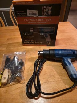 FUJIWARA 1500W Corded Heat Gun w/ Accessories – Brand New in Box