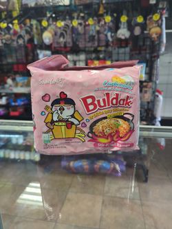 Buldak Ramen Noodles Carbonara 5 Pack ( 1lb 6.9oz Total ) 