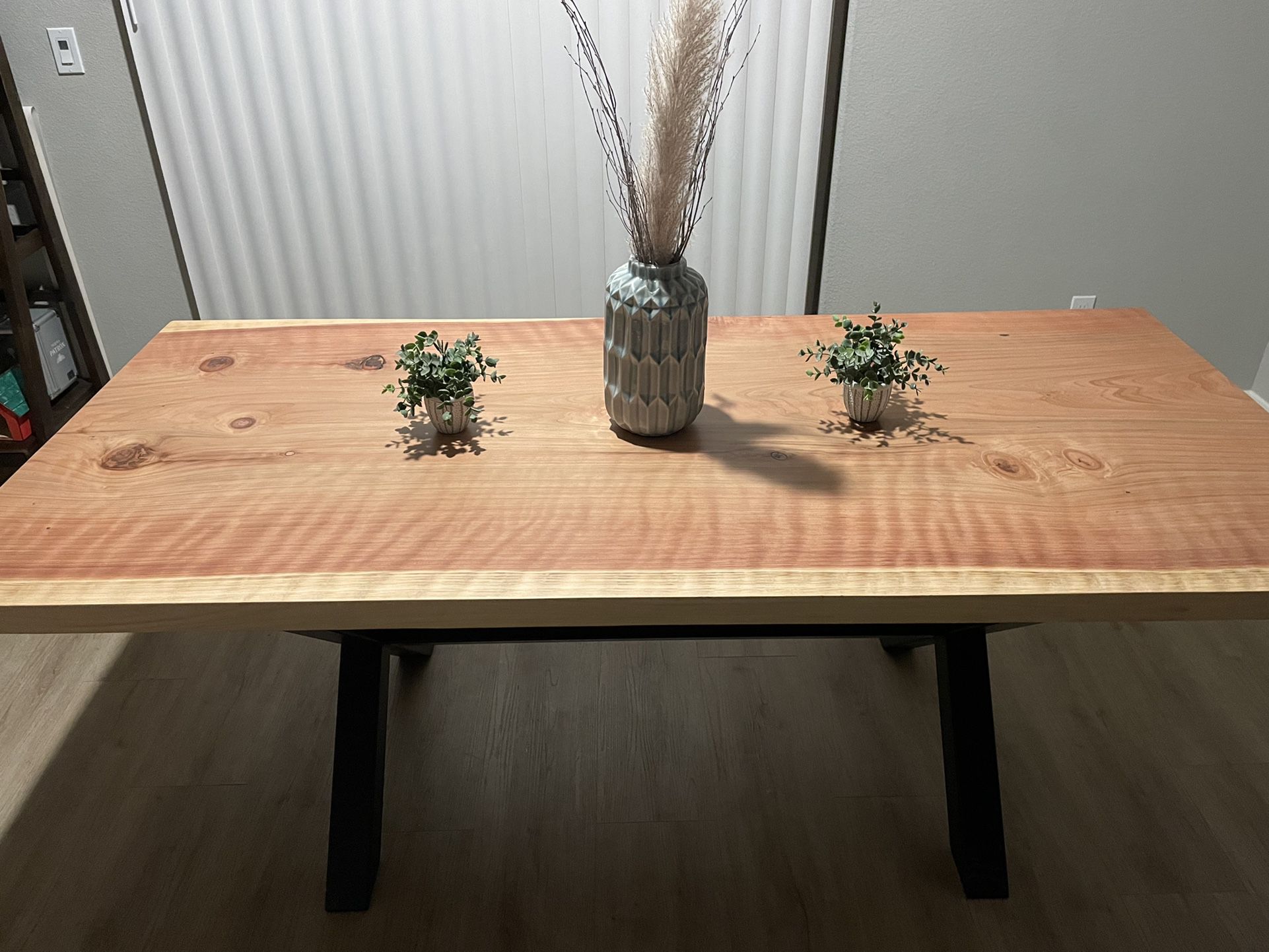 Red Wood Table