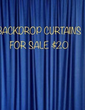💙BACKDROP CURTAINS FOR SALE 💙