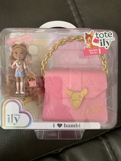 Disney ily 4ever I Love Bambi Teenies Tote Bag & Doll