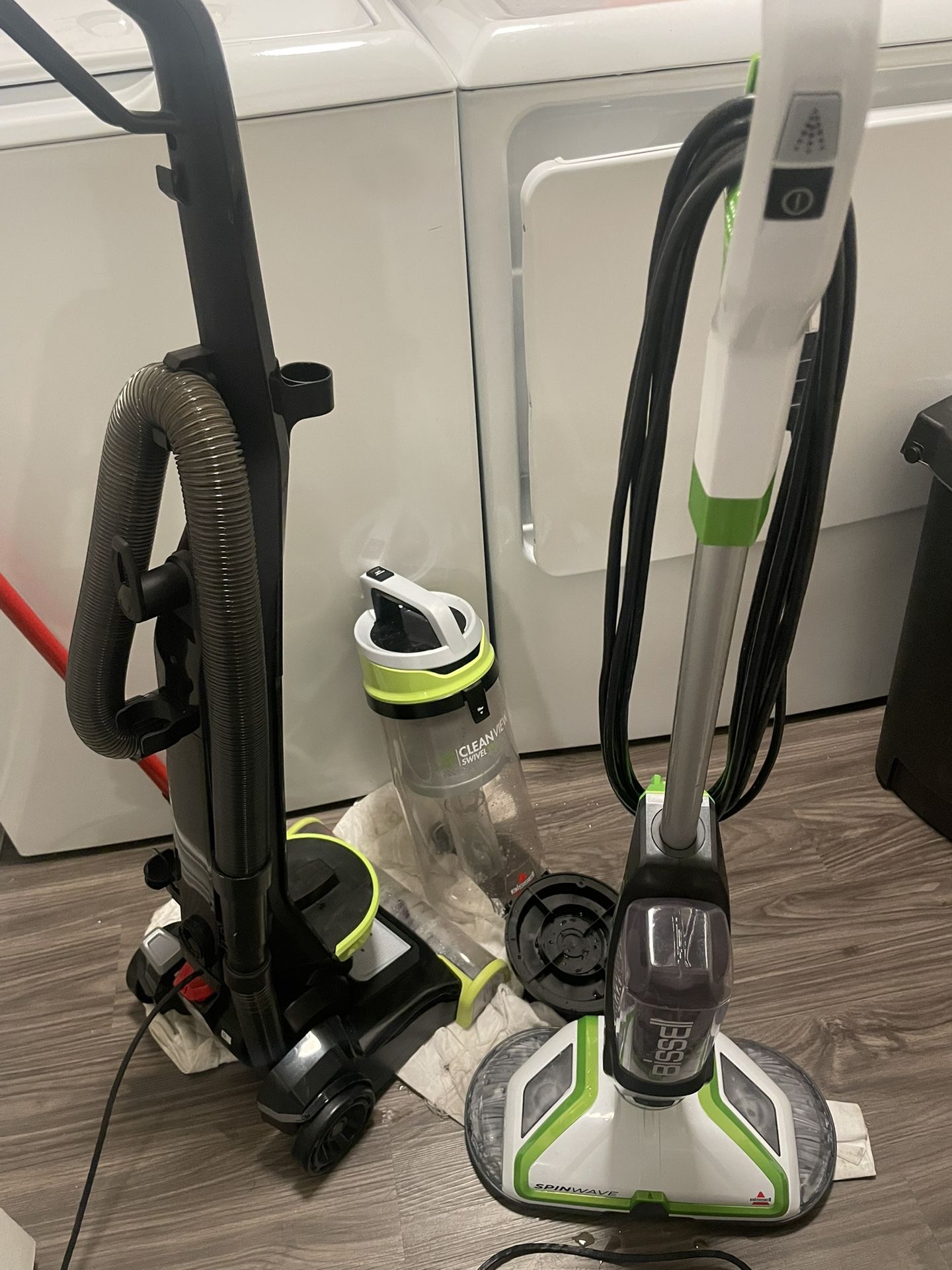 Bissel Vacuum And Spin wave Mop