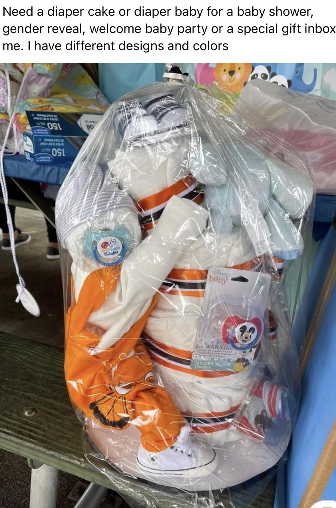 Diaper Cake And Diaper Baby