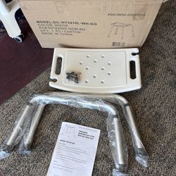 NEW Shower Chair Bath Seat for Tub or Shower