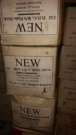 50lb box nails for deck