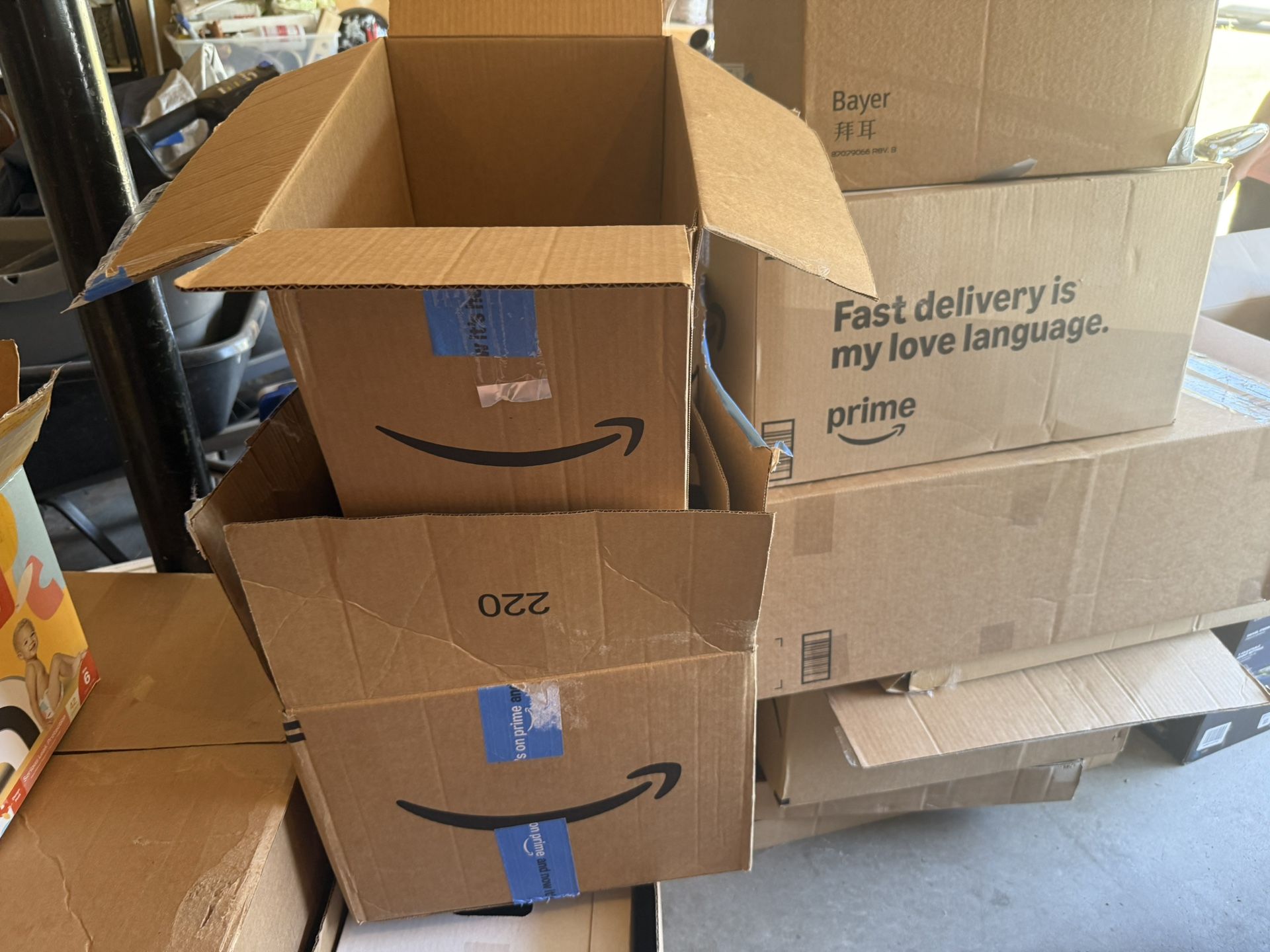 Moving boxes