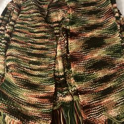 Knitted Pancho Jacket 