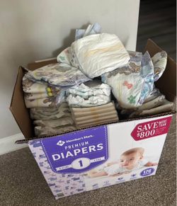 Size 1 Diapers And Clothes