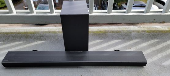 Samsung Soundbar And Subwoofer