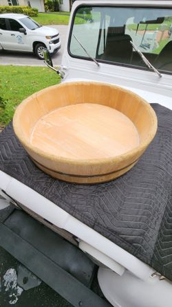 Wooden bowl