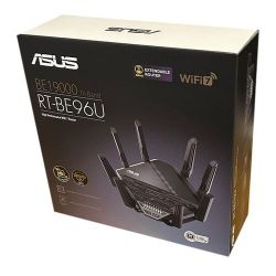 ASUS RT-BE96U - BE19000 WiFi 7 Tri-Band Gigabit Wireless Gaming Router with AiMesh Support
