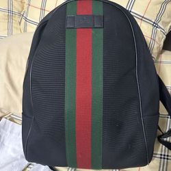 Gucci Canvas Backpack 