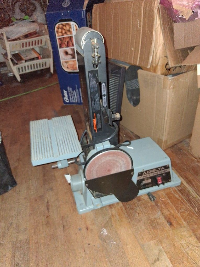Delta Belt/Disc Sander, Model 31-460 t-2