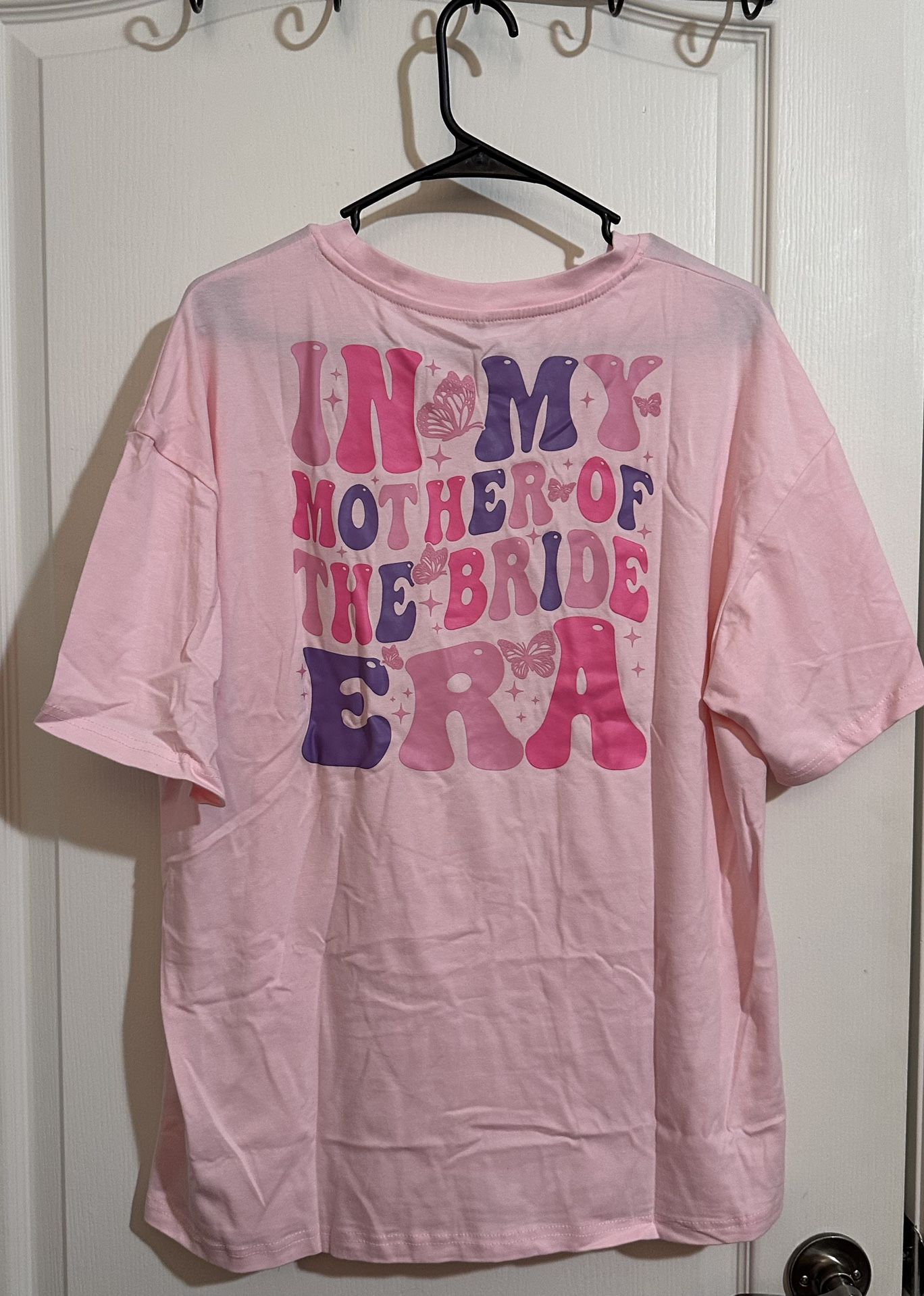 In My Mother Of The Bride Era Groovy Bachelorette Party T-Shirt Large