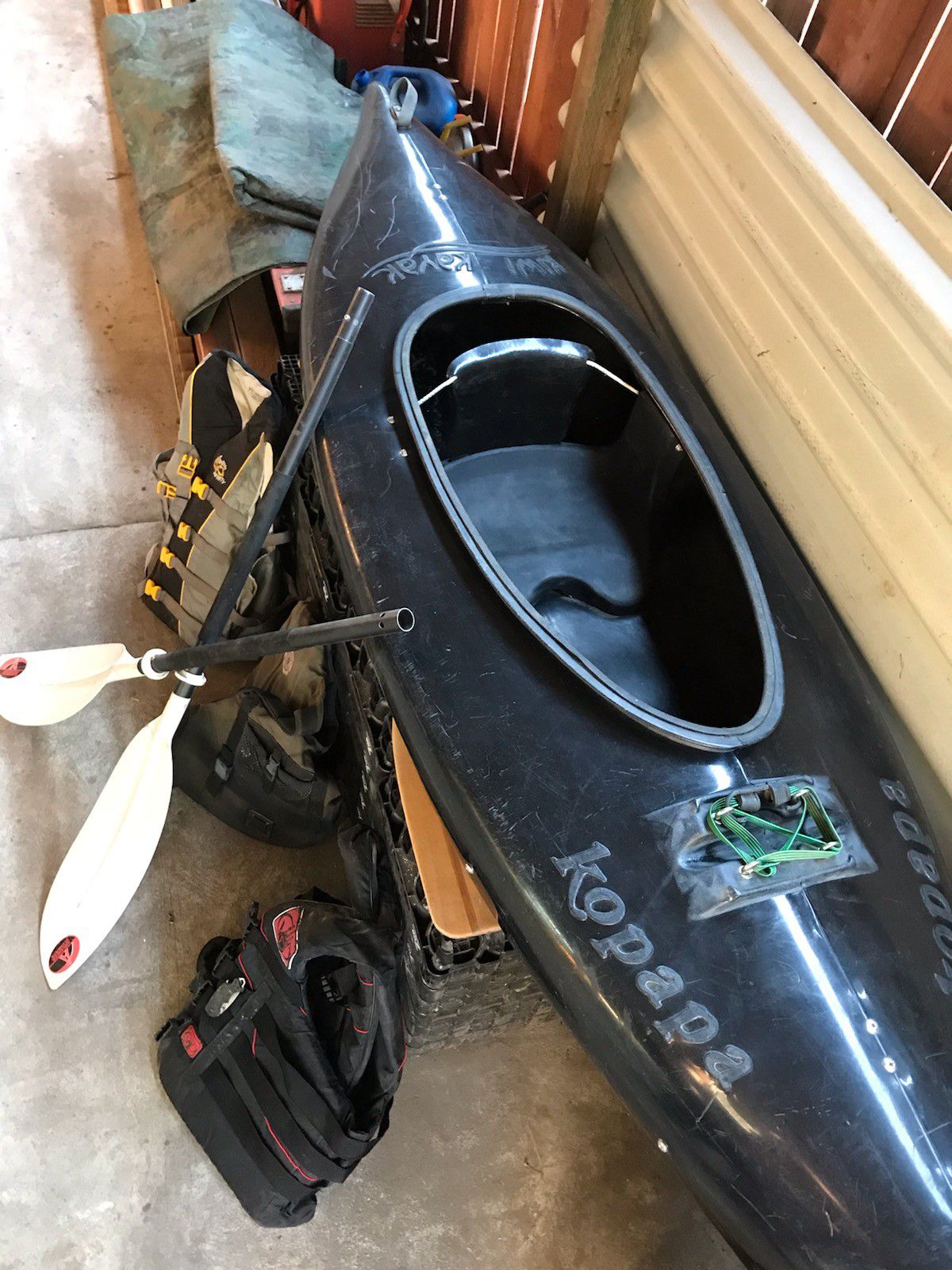 Fiberglass kayak