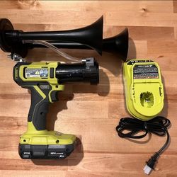 Ryobi Drill Air Horn With Battery And Charger Included!!