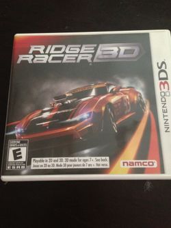 Ridge race 3D Nintendo 3ds