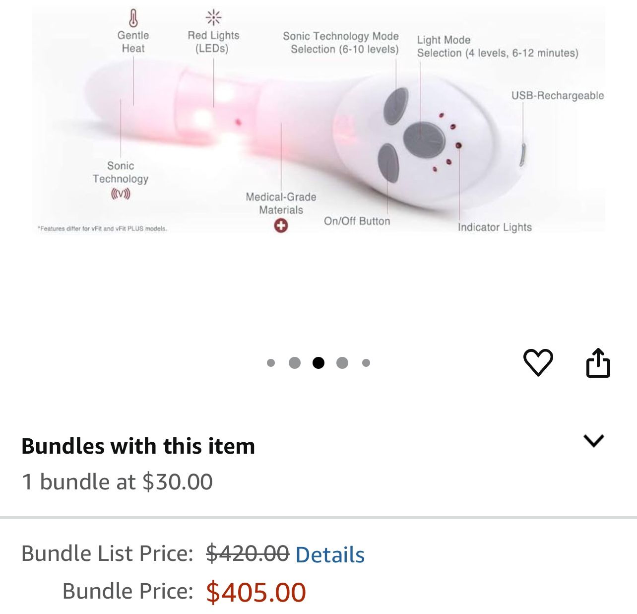 LED Red Light Therapy Intimate Health Device for Women