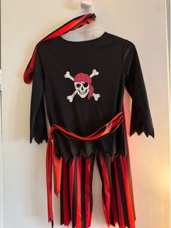 Kids pirate costume 3,4yr old