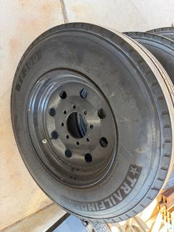 New Tires and wheels for trailer 8 lugs