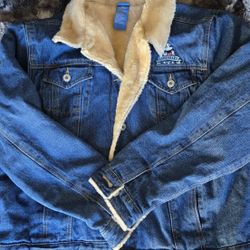 Disney Vintage Sherpa Lined Mickey Mouse Jacket 