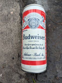 Vintage Beer Cans Make Me an Offer empty 