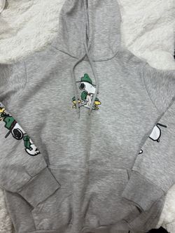 Grey Snoopy Peanuts Hoodie